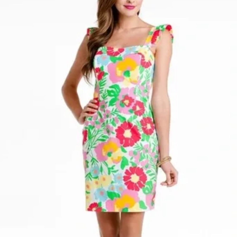 Lilly Pulitzer Pink Floral Sheath Dress